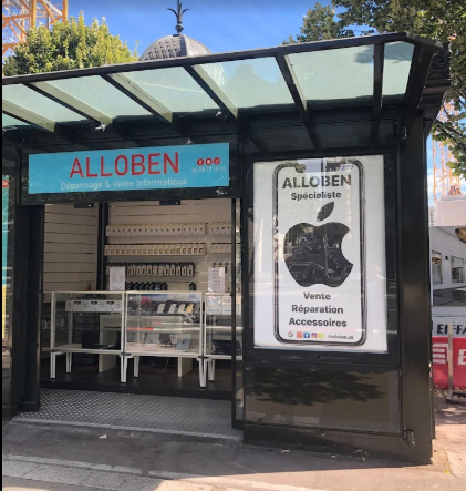 Façade de la boutique Alloben sur le Prado